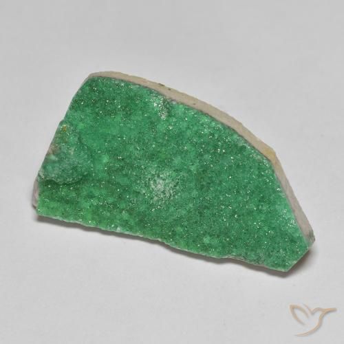 11.70ct Naturel Menthe verte Variscite druzy, Fantaisie, Opaque