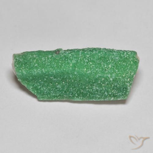 Variscite druzy Vert fougère profond naturelle Fantaisie, 6.29 ct, Opaque
