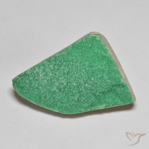 9.22ct Naturel Vert moyen Druzy Variscite, Fantaisie, Opaque