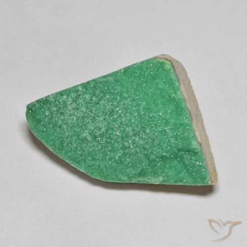Variscite druzy Vert moyen naturelle Fantaisie, 9.22 ct, Opaque