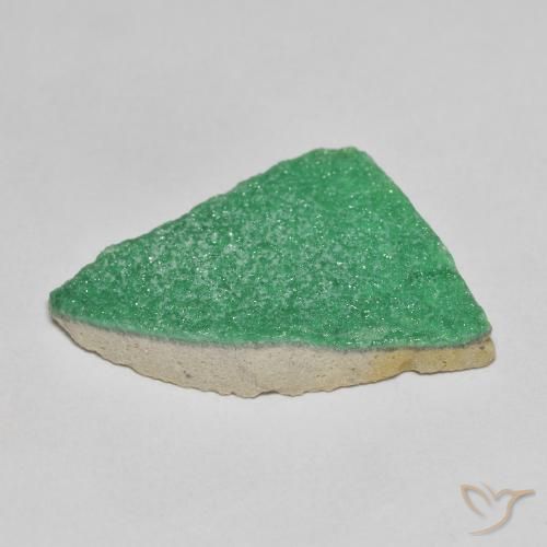 Variscite druzy Vert moyen naturelle Fantaisie, 9.22 ct, Opaque