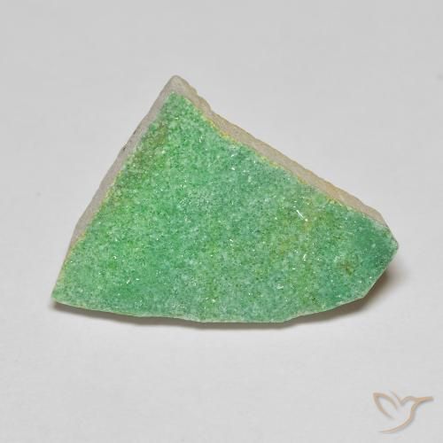 11.36ct Naturel Vert clair Variscite druzy, Fantaisie, Opaque