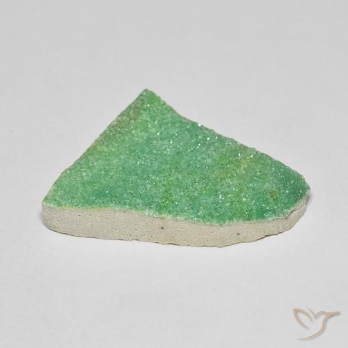 Variscite druzy Vert clair naturelle Fantaisie, 11.36 ct, Opaque