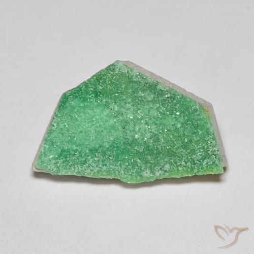 Variscite druzy Vert moyen naturelle Fantaisie, 8.41 ct, Opaque