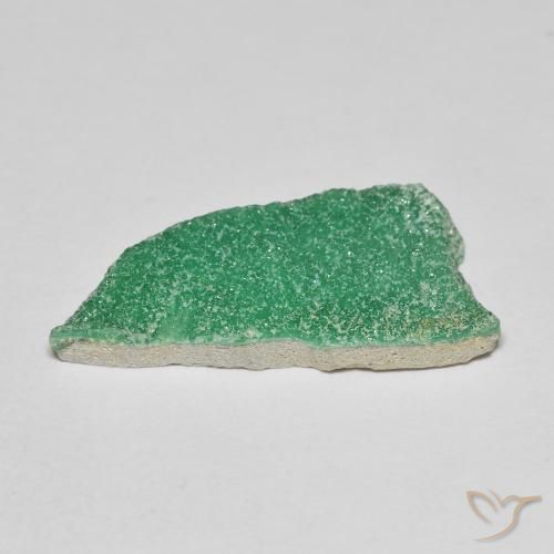 Variscite druzy Vert trèfle naturelle Fantaisie, 8.79 ct, Opaque