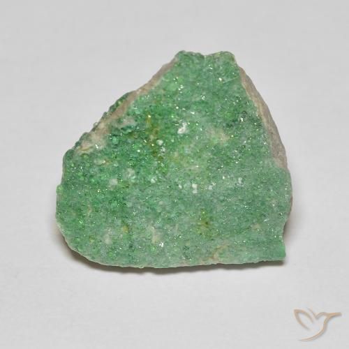 Druzy Variscite Vert jaunâtre pâle naturelle Fantaisie, 8.12 ct, Opaque