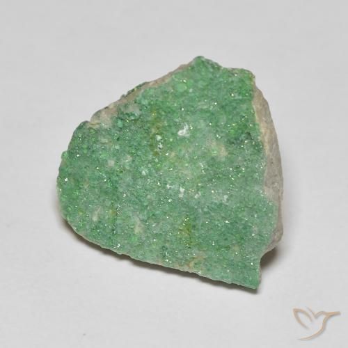 Druzy Variscite Vert jaunâtre pâle naturelle Fantaisie, 8.12 ct, Opaque