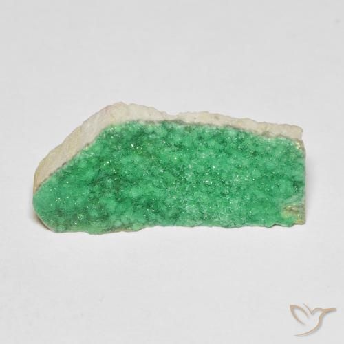 Variscite druzy Vert moyen naturelle Fantaisie, 6.73 ct, Opaque