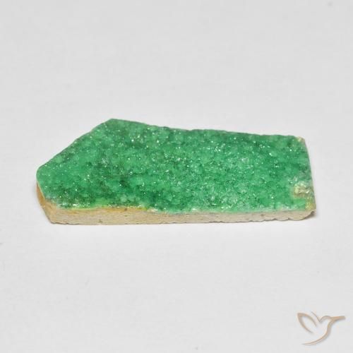 Variscite druzy Vert moyen naturelle Fantaisie, 6.73 ct, Opaque