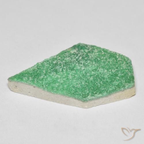Variscite druzy Vert trèfle naturelle Fantaisie, 11.69 ct, Opaque