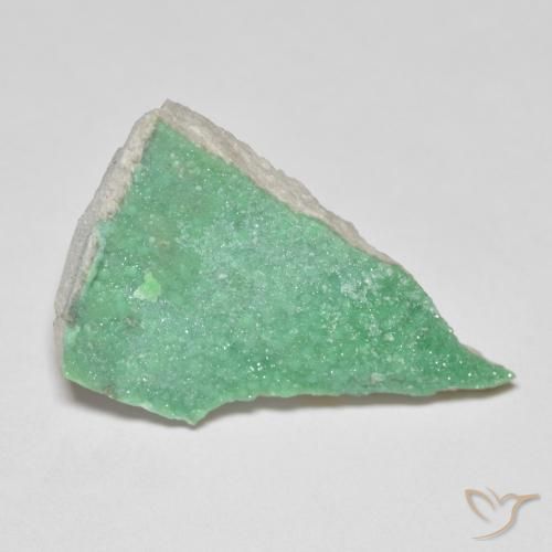 9.85ct Naturel Vert moyen Druzy Variscite, Fantaisie, Opaque