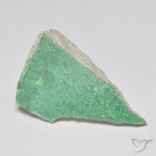 Variscite druzy Vert moyen naturelle Fantaisie, 9.85 ct, Opaque