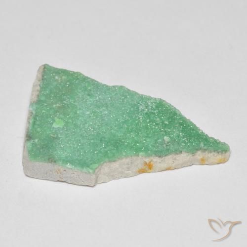 Variscite druzy Vert moyen naturelle Fantaisie, 9.85 ct, Opaque