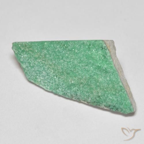 Variscite druzy Vert moyen naturelle Fantaisie, 8.04 ct, Opaque