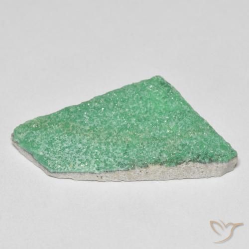 Variscite druzy Vert moyen naturelle Fantaisie, 8.04 ct, Opaque