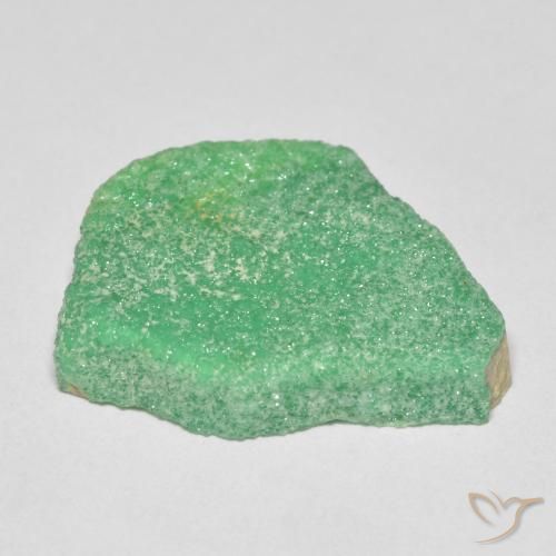 Variscite druzy Vert jaunâtre naturelle Fantaisie, 11.46 ct, Opaque