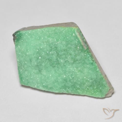 10.42ct Naturel Vert clair Druzy Variscite, Fantaisie, Opaque