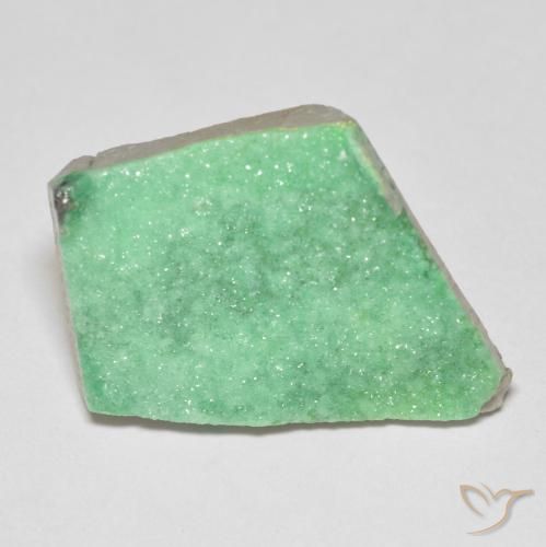 Variscite druzy Vert clair naturelle Fantaisie, 10.42 ct, Opaque