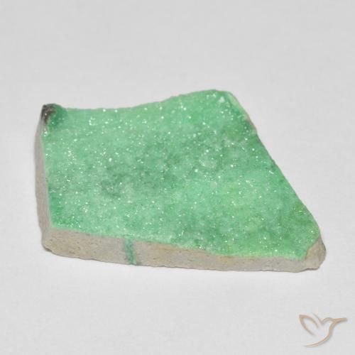 Variscite druzy Vert clair naturelle Fantaisie, 10.42 ct, Opaque