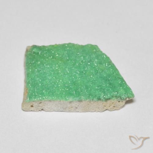 Variscite druzy Vert moyen naturelle Fantaisie, 5.72 ct, Opaque