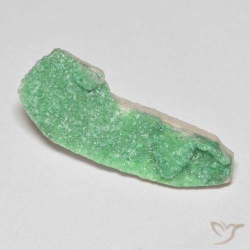 6.22ct Naturel Vert jaunâtre Variscite druzy, Fantaisie, Opaque