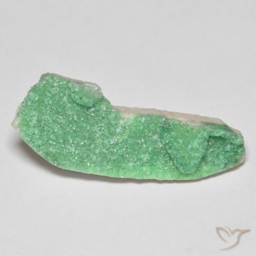 Variscite druzy Vert jaunâtre naturelle Fantaisie, 6.22 ct, Opaque