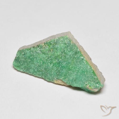 8.04ct Naturel Menthe verte Druzy Variscite, Fantaisie, Opaque