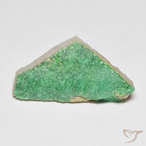 Variscite druzy Menthe verte naturelle Fantaisie, 8.04 ct, Opaque