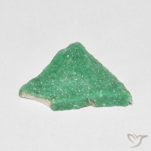 Variscite druzy Vert basilic léger naturelle Forme fantaisie, 3.67 ct, Opaque