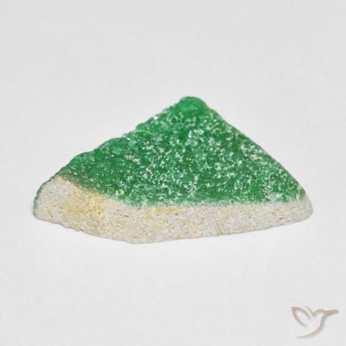 Variscite druzy Vert clair moyen naturelle Fantaisie, 5.69 ct, Opaque