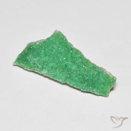 5.40ct Naturel Vert jaunâtre Variscite druzy, Fantaisie, Opaque