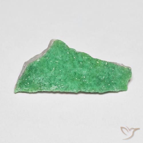 Variscite druzy Vert jaunâtre naturelle Fantaisie, 5.40 ct, Opaque