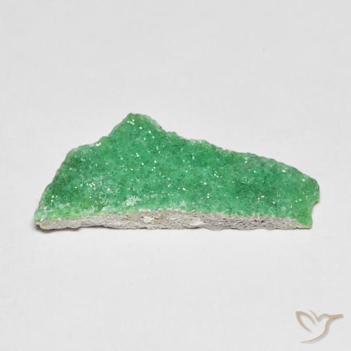 Variscite druzy Vert jaunâtre naturelle Fantaisie, 5.40 ct, Opaque