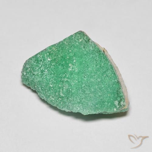 Druzy Variscite Menthe verte naturelle Fantaisie, 6.88 ct, Opaque