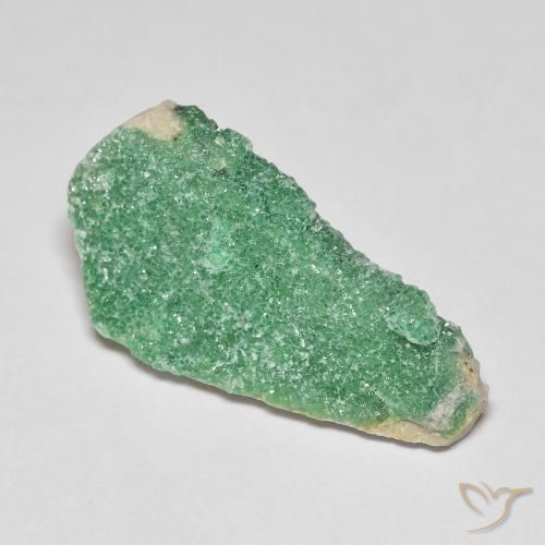 Variscite druzy Vert jaunâtre naturelle Fantaisie, 6.96 ct, Opaque