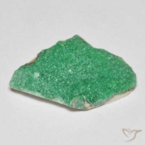 Variscite druzy Vert moyen naturelle Fantaisie, 6.09 ct, Opaque