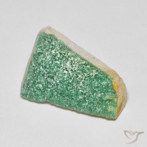 Variscite druzy Vert moyen naturelle Fantaisie, 4.69 ct, Opaque
