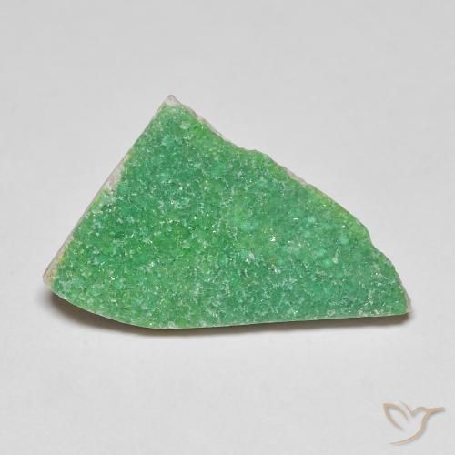 Variscite druzy Vert moyen naturelle Fantaisie, 6.95 ct, Opaque