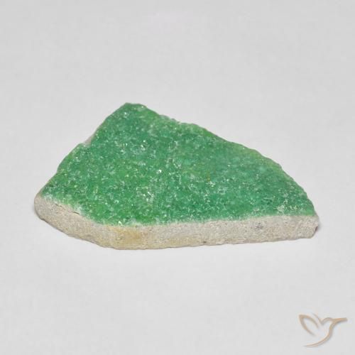 Variscite druzy Vert moyen naturelle Fantaisie, 6.95 ct, Opaque