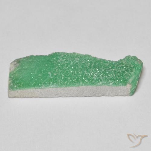 Variscite druzy Vert jaunâtre pâle naturelle Fantaisie, 6.16 ct, Opaque