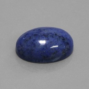 Quartz Dumortiérite Bleu naturelle ovale, 13.90 ct, Opaque