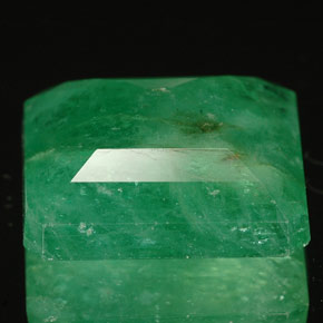 Émeraude vert naturelle taille émeraude, 9,61 ct, SI-I1