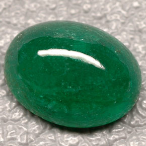 Émeraude vert naturelle transparent, 2,50 ct, transparent / translucide