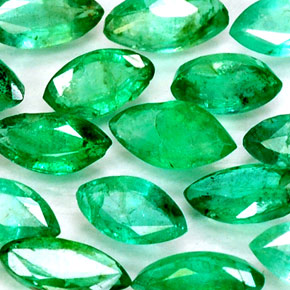 Achetez naturel ct vert émeraude gems, marquise, en provenance colombie chez gemselect. en stock, livraison internationale!