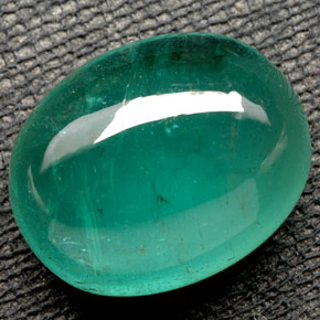 Émeraude vert naturelle transparent, 17,44 ct, transparent / translucide