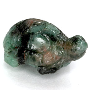 Émeraude Black Green naturelle Forme fantaisie, 6.06 ct, Opaque