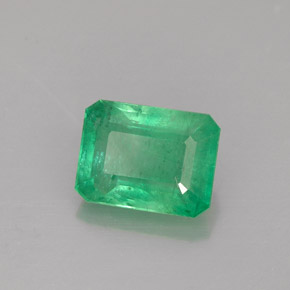 Émeraude Vert naturelle Taille émeraude, 1.64 ct, I1