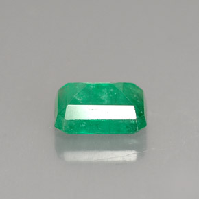 Émeraude vert naturelle taille émeraude, 1,48 ct, I1
