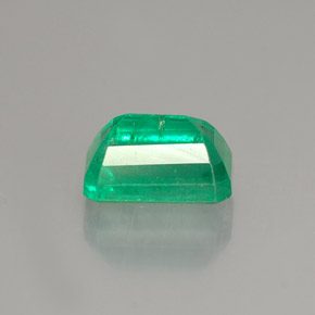 Émeraude vert naturelle taille émeraude, 1,19 ct, SI-I1