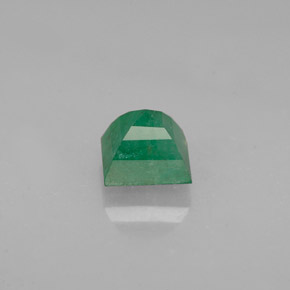 Émeraude vert naturelle carré, 0,71 ct, I1
